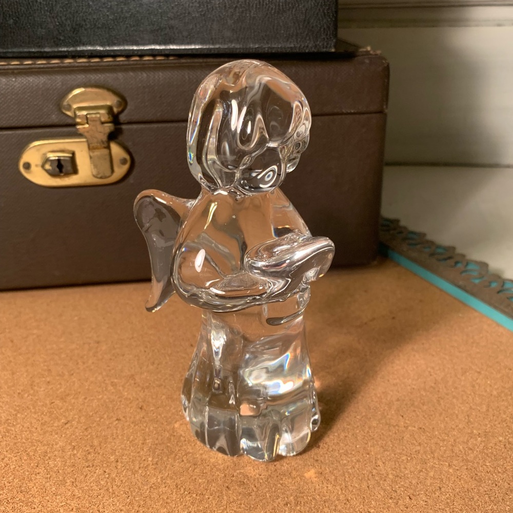 Vintage Hand Blown Angel Art Glass (N#)